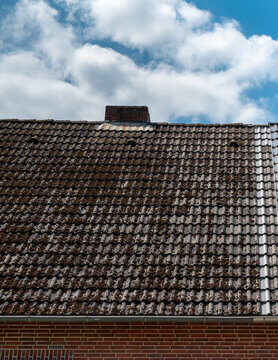 Before roof restoration